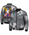 THE WILD COLLECTIVE MEN'S AND WOMEN'S THE WILD COLLECTIVE GRAY PHOENIX SUNS 2023/24 CITY EDITION CAMO BOMBER FULL-ZIP JA