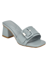 Calvin Klein Ariella 3 Womens Block Heel Slip On Block Heels In Light Blue