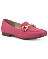 Cliffs By White Mountain Bestow Bit Loafer In Fuchsia Sueded Smooth