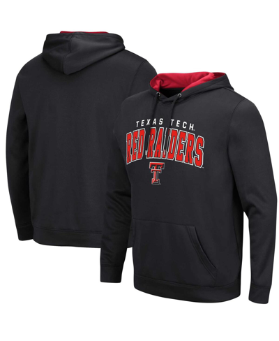 Colosseum Men's Black Texas Tech Red Raiders Arch Logo 3.0 Pullover Hoodie