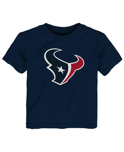 Outerstuff Babies' Toddler Boys And Girls Navy Houston Texans Primary Logo T-shirt