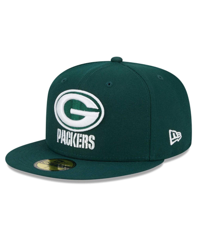 New Era Men's  Green Green Bay Packers Main 59fifty Fitted Hat