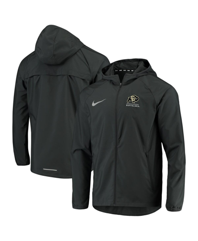 Nike Men's Colorado Buffaloes  Essential Raglan Full-zip Jacket In Anthracite