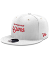 NEW ERA MEN'S NEW ERA WHITE SAN FRANCISCO 49ERS GRISWOLD ORIGINAL FIT 9FIFTY SNAPBACK HAT