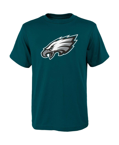 Outerstuff Kids' Big Boys Green Philadelphia Eagles Primary Logo T-shirt