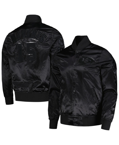 Pro Standard Men's  Patrick Mahomes Black Kansas City Chiefs Player Full-snap Jacket