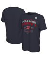 Nike Navy Ole Miss Rebels 2023 Peach Bowl Champions Locker Room T-shirt In Navy