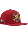 Mitchell & Ness Men's  Red Denver Nuggets Side Core 2.0 Snapback Hat In Red
