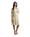 Everly Grey Rosa Jersey Maternity Hospital Gown In Daisies