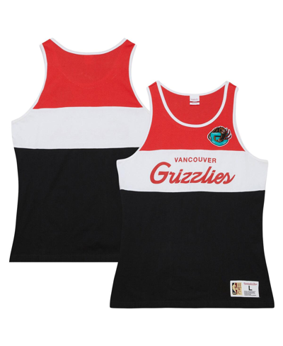 Mitchell & Ness Men's  Black Vancouver Grizzlies Special Script Tank Top