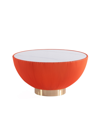 Shop Manhattan Comfort Anderson 28.15" Wide Leatherette Upholstered Coffee Table In Orange
