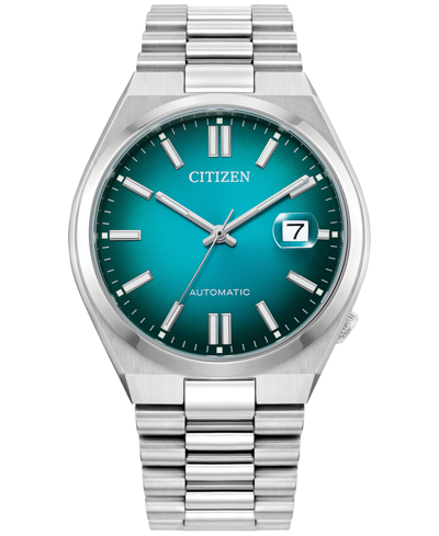 Citizen Men's Automatic Tsuyosa Stainless Steel Bracelet Watch 40mm In Silver-tone