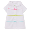 LITTLE ME BABY GIRLS MULTI-COLORED BOW TERRY SWIM COVER UP