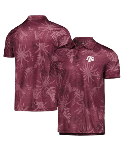 Colosseum Men's  Maroon Texas A&m Aggies Palms Team Polo Shirt