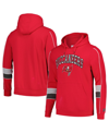 Starter Men's  Red Tampa Bay Buccaneers Captain Pullover Hoodie In Red