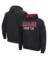 Colosseum Black Alabama Crimson Tide Sunrise Pullover Hoodie In Black
