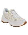 Guess Women's Koyaa Quattro G Logo Retro Jogger Sneakers In Ivory Logo Multi