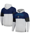 FANATICS MEN'S FANATICS NAVY, BLACK DALLAS MAVERICKS BIG AND TALL PULLOVER HOODIE