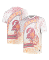 MITCHELL & NESS MEN'S MITCHELL & NESS WHITE TAMPA BAY BUCCANEERS BIG AND TALL ALLOVER PRINT T-SHIRT