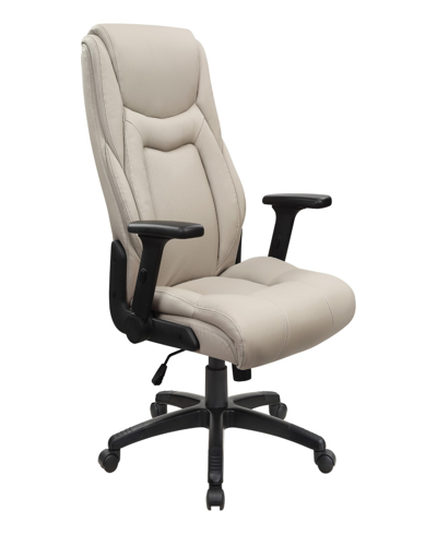 Osp Home Furnishings Office Star 49" Executive High Back Office Chair In Taupe