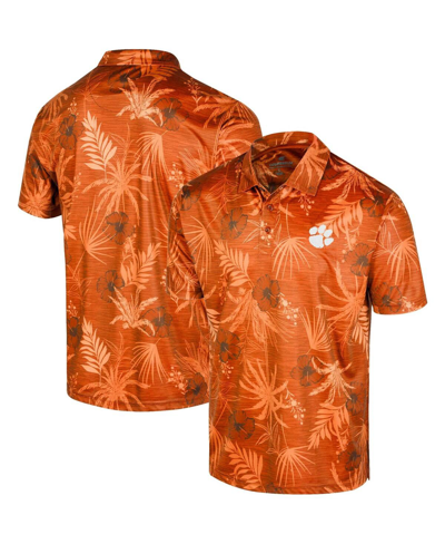 COLOSSEUM MEN'S COLOSSEUM ORANGE CLEMSON TIGERS PALMS TEAM POLO SHIRT