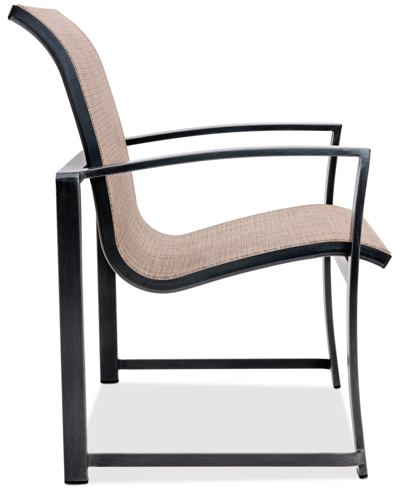 AGIO WYTHBURN MIX AND MATCH SLEEK SLING OUTDOOR DINING CHAIR, CREATED FOR MACY'S