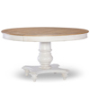 MACY'S MANDEVILLE ROUND DINING TABLE