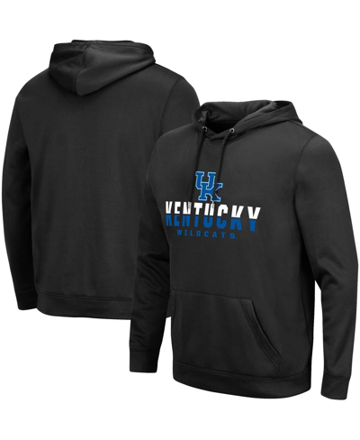 Colosseum Men's  Black Kentucky Wildcats Lantern Pullover Hoodie