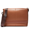 COLE HAAN TRIBORO SMALL LEATHER MESSENGER BAG