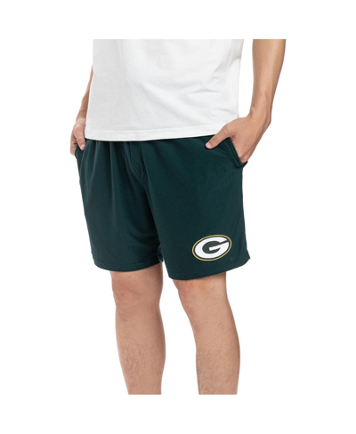 CONCEPTS SPORT MEN'S CONCEPTS SPORT GREEN GREEN BAY PACKERS GAUGE JAM TWO-PACK SHORTS SET