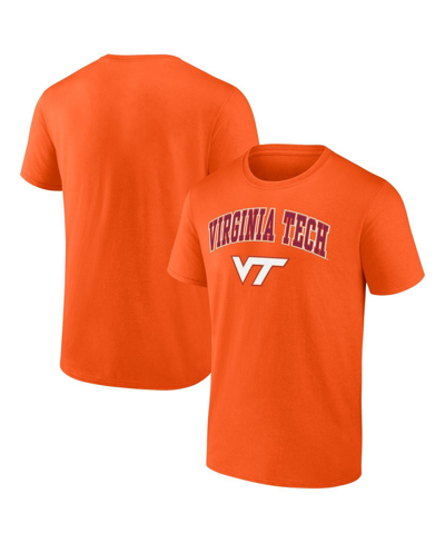 Fanatics Men's  Orange Virginia Tech Hokies Campus T-shirt