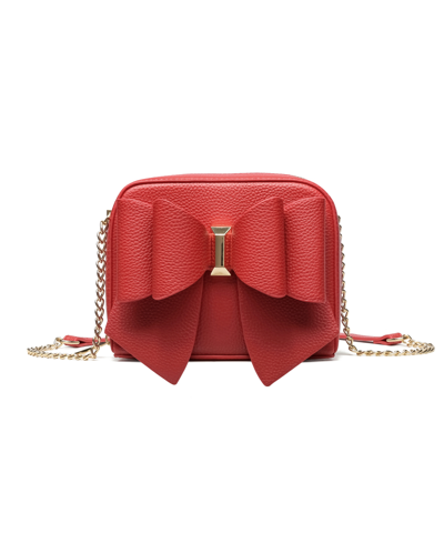 Like Dreams Chloe Bow Mini Crossbody In Red