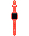 Tory Burch The T Monogram Red Silicone Strap For Apple Watch 41mm In Red