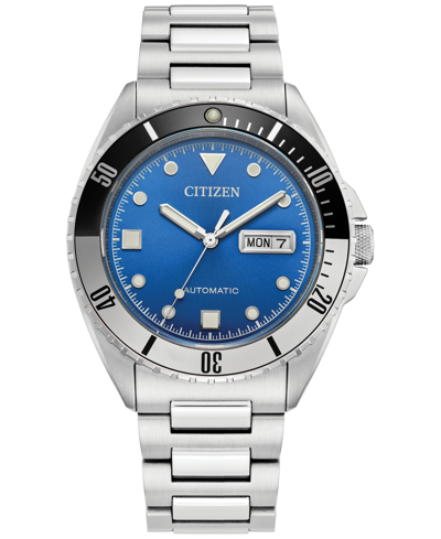 Citizen Men's Automatic Sport Luxury Stainless Steel Bracelet Watch 42mm In Silver-tone