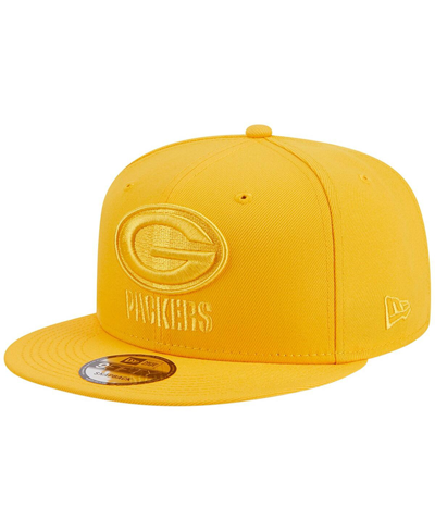 New Era Men's  Gold Green Bay Packers Color Pack 9fifty Snapback Hat