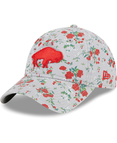 New Era Women's  Gray Buffalo Bills Bouquet 9twenty Adjustable Hat