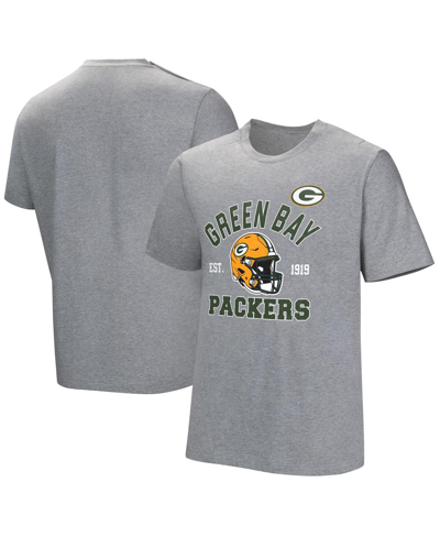 Nfl Properties Men's Gray Green Bay Packers Tackle Adaptive T-shirt