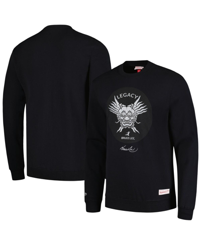 Mitchell & Ness Men's  Bruce Lee Black Legacy Pullover Sweatshirt