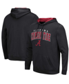 Colosseum Men's Wisconsin Badgers Resistance Pullover Hoodie In Black