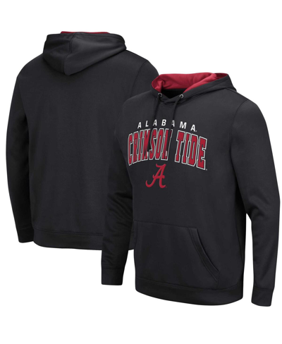 Colosseum Men's Wisconsin Badgers Resistance Pullover Hoodie In Black