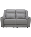 MACY'S ADDYSON 64" 2-PC. LEATHER SOFA WITH 2 ZERO GRAVITY RECLINERS WITH POWER HEADRESTS, CREATED FOR MACY'