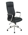 OSP HOME FURNISHINGS OFFICE STAR 48" FABRIC, CHROME HIGH BACK MANAGER'S OFFICE CHAIR