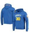 Pro Standard Men's  Stephen Curry Royal Golden State Warriors Player Pullover Hoodie In Royal