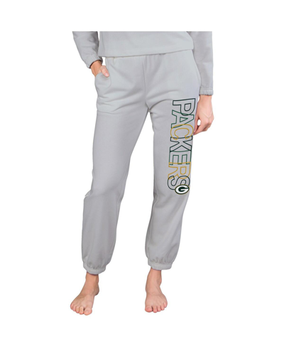 Concepts Sport Women's  Gray Green Bay Packers Sunray French Terry Pants
