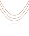 VINCE CAMUTO GOLD-TONE MULTI LAYERED NECKLACE