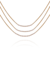Vince Camuto Gold-tone Multi Layered Necklace In Gold