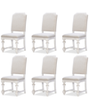 MACY'S MANDEVILLE 6PC UPHOLSTERED CHAIR SET