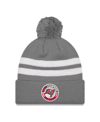 NEW ERA MEN'S NEW ERA GRAY TAMPA BAY BUCCANEERS 2023 NFC SOUTH DIVISION CHAMPIONS CUFFED POM KNIT HAT