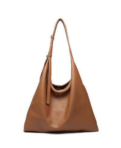 Like Dreams The Diplomat Slouch Tote In Brown