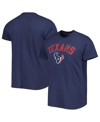 47 BRAND MEN'S '47 BRAND NAVY DISTRESSED HOUSTON TEXANS ALL ARCH FRANKLIN T-SHIRT